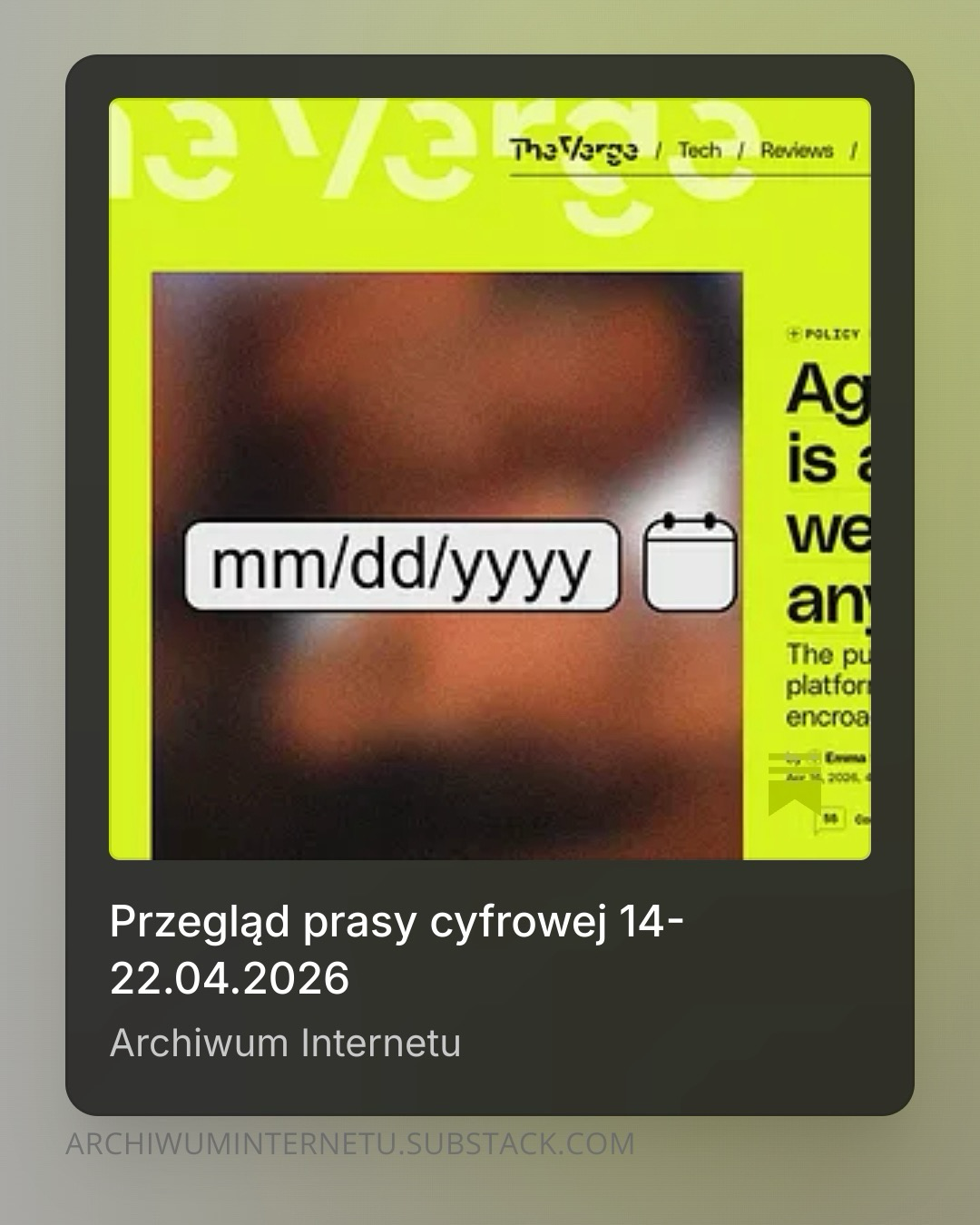 Posted media