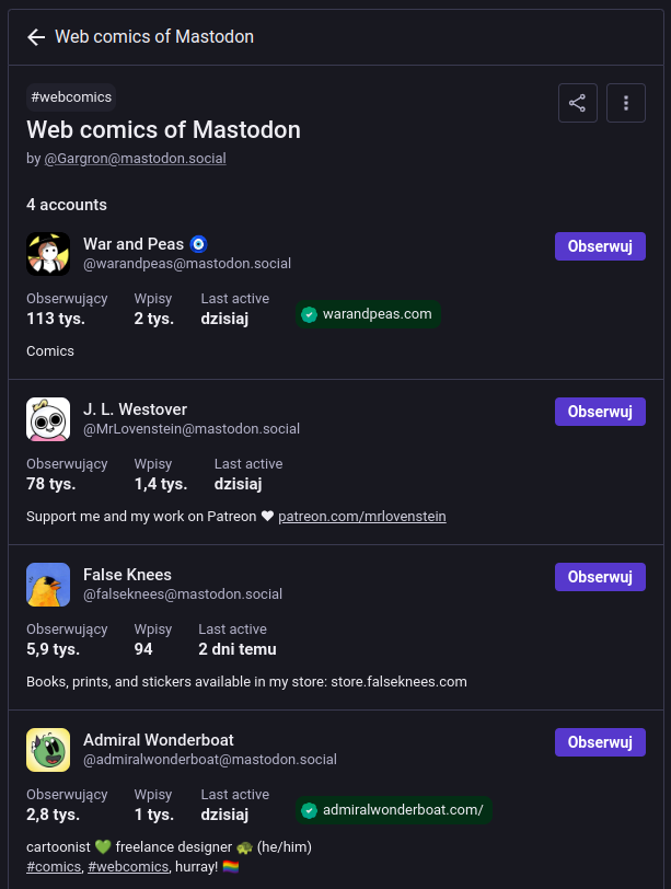 Posted media