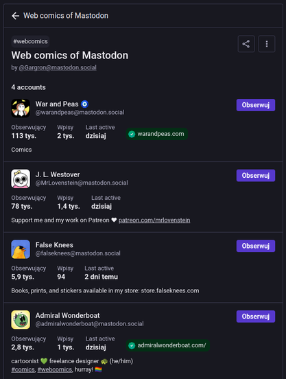 Posted media