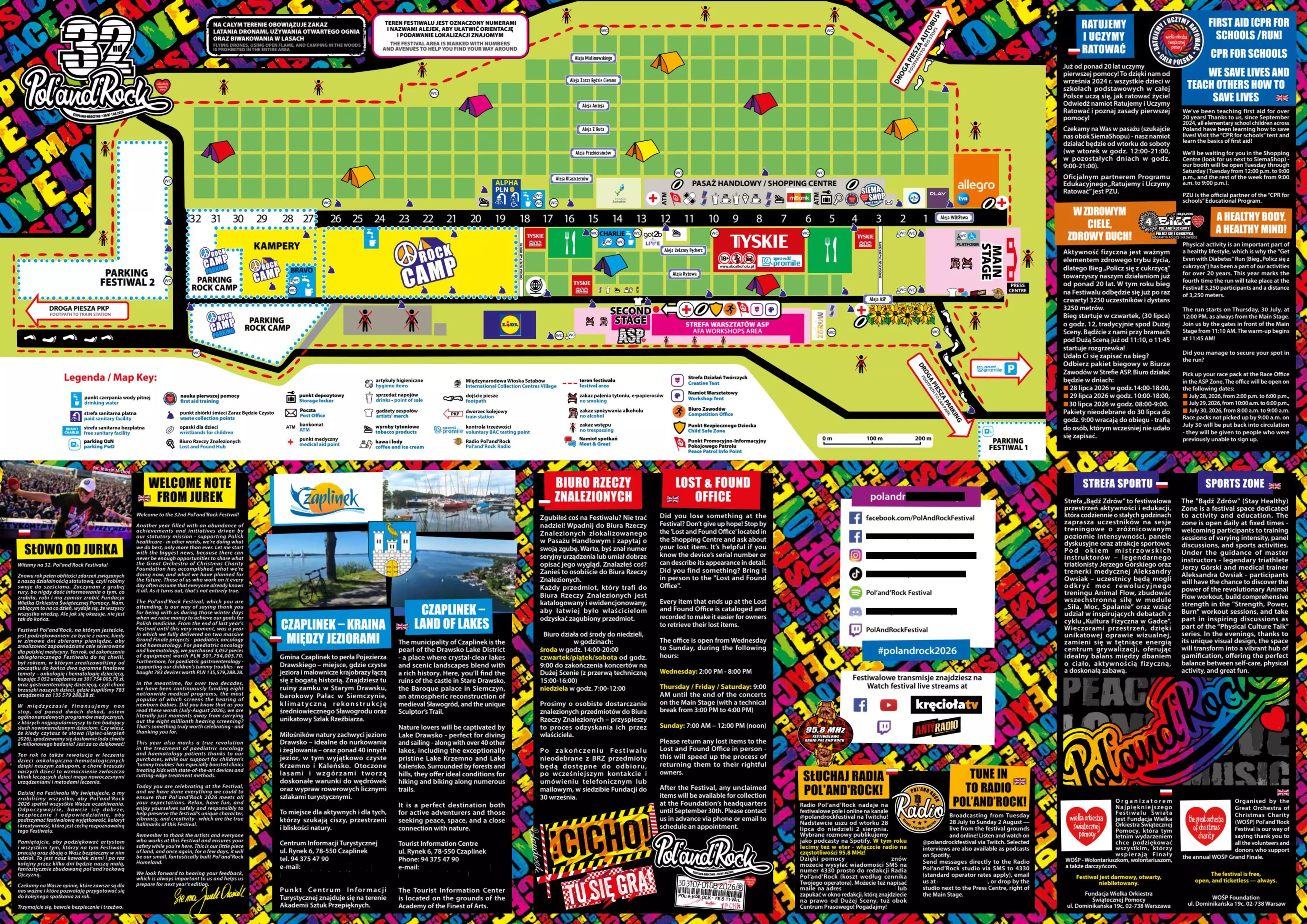 #PolAndRock #PolAndRock2026 #PolandRockFestival 
Ulotka informacyjna, oficjalna.